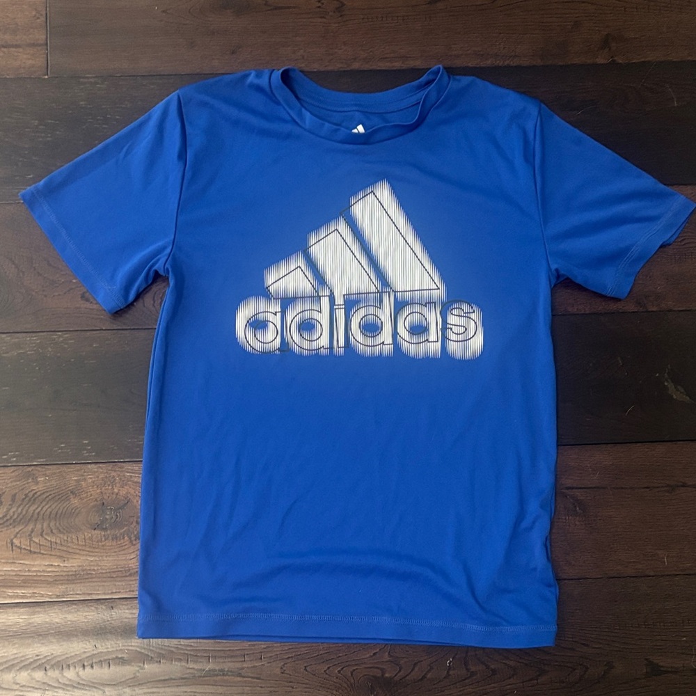 Adidas Kids Blue Graphic Tee
